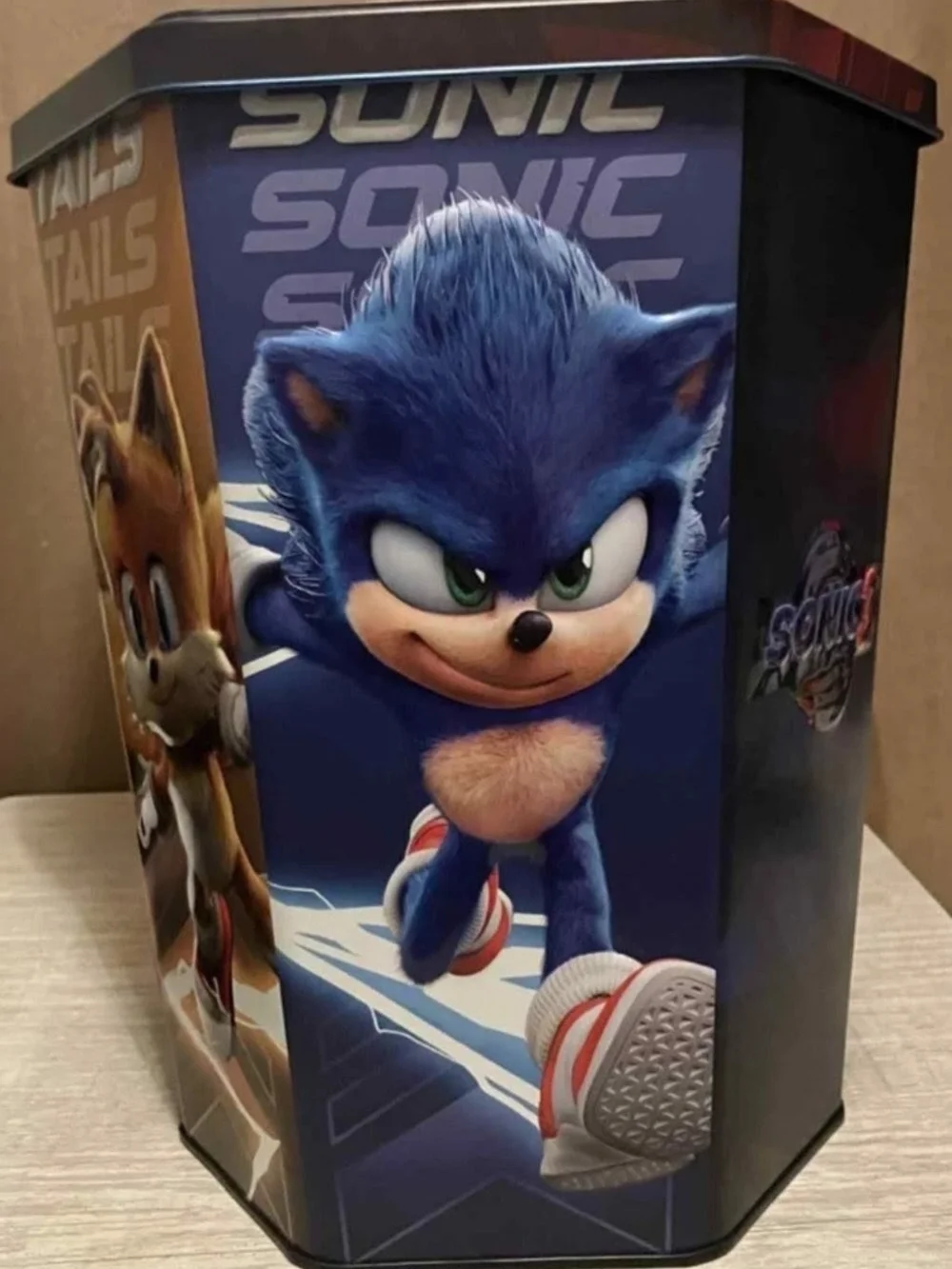 Sonic 3 Tin Popcorn Bucket